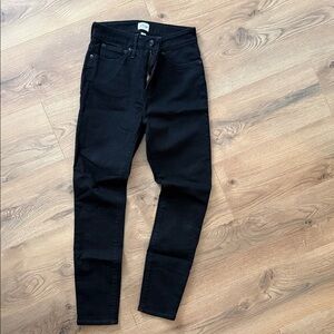 J.Crew Black High-Waist Skinny Jeans